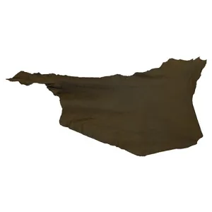 Calf (Cow) Nappa Leather Hide 2-3oz #2 Olive Brown Aprx. 6.46 to 21.53 sqft. (Approx. 12,59 sqft.)