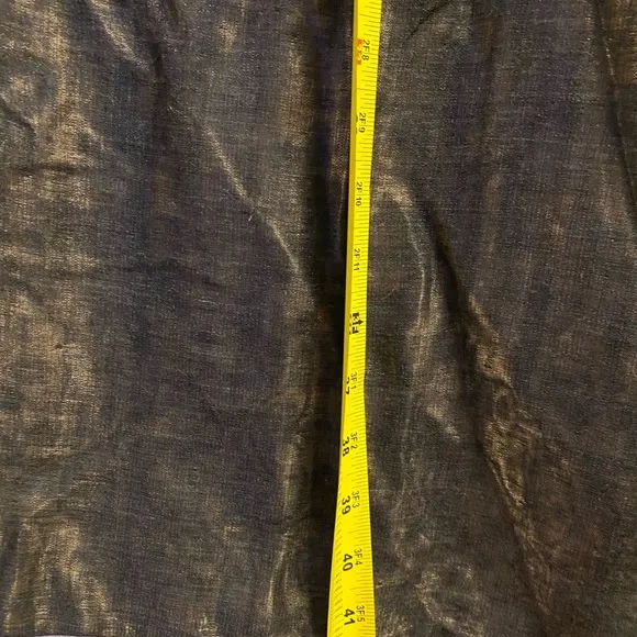 Carmen Marc Valvo Signature Maxi Skirt 8 Women Green Aline Shiny Elegant Party