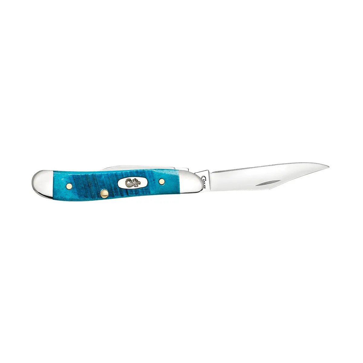 CASE KNIVES SAWCUT JIG CARIBBEAN BLUE BONE PEANUT