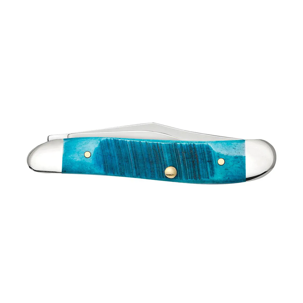CASE KNIVES SAWCUT JIG CARIBBEAN BLUE BONE PEANUT