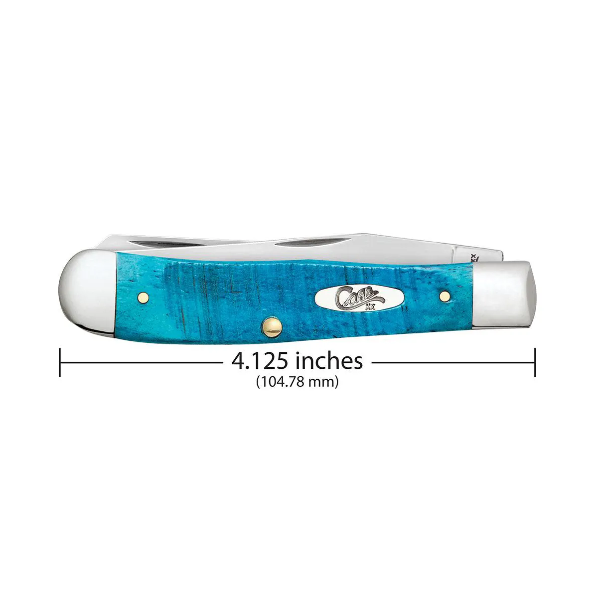 CASE KNIVES SAWCUT JIG CARIBBEAN BLUE BONE TRAPPER
