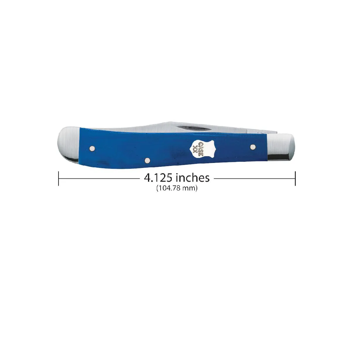 CASE KNIVES SMOOTH BLUE G10 SLIMLINE TRAPPER