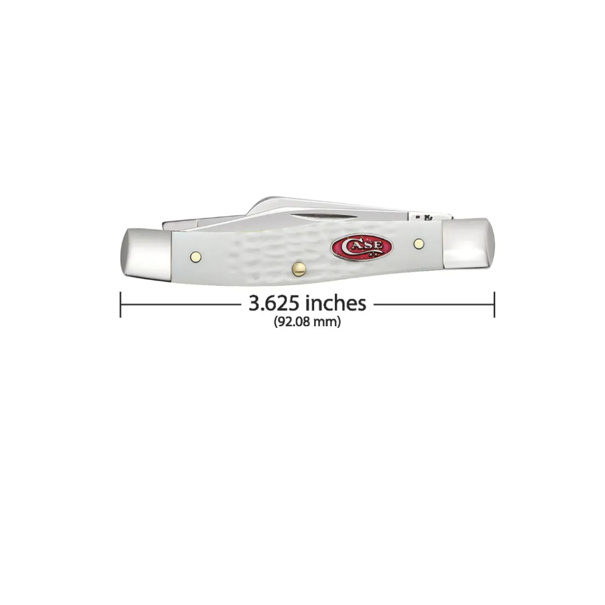CASE KNIVES SPARXX STANDARD JIG WHITE SYNTHETIC MEDIUM STOCKMAN