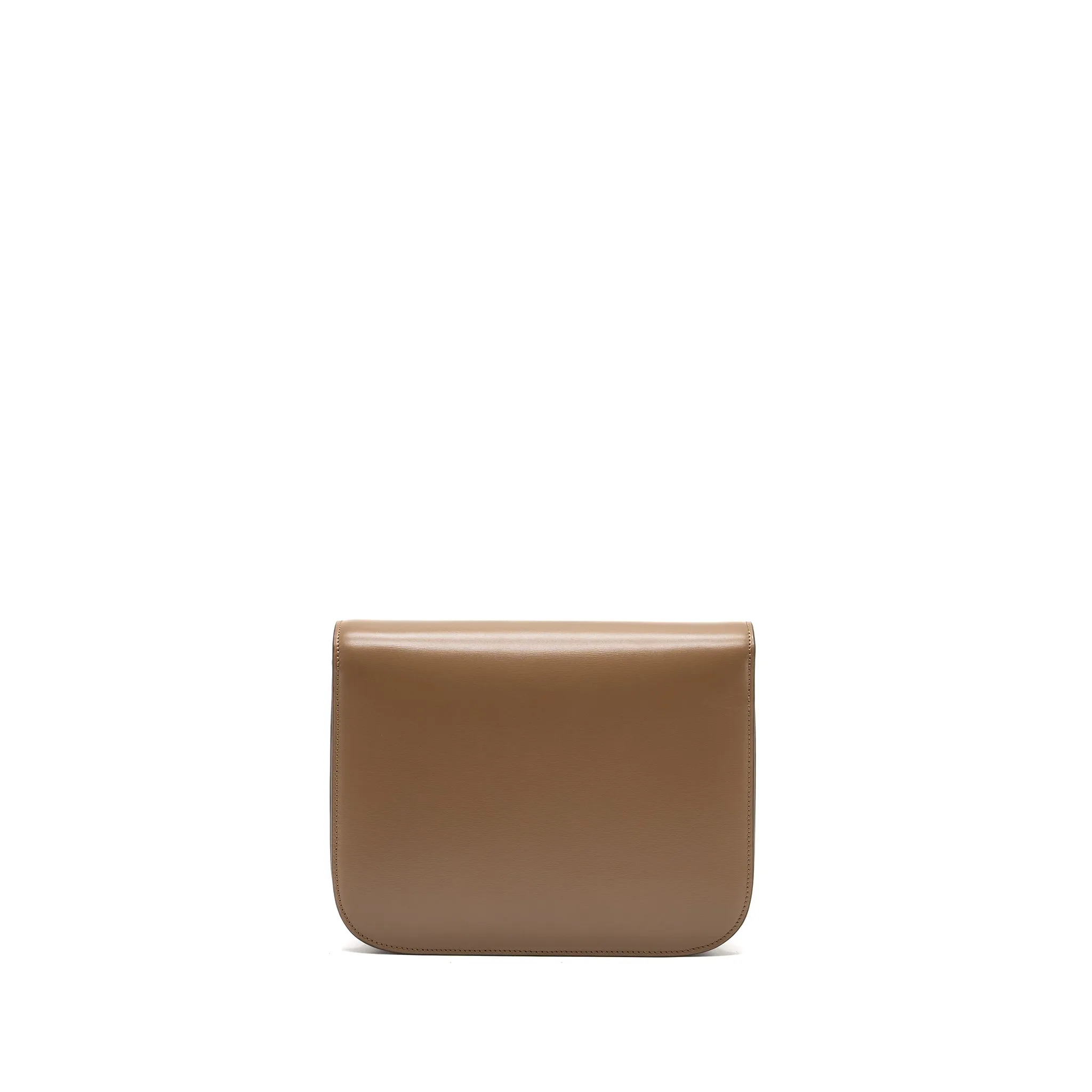 Celine medium classic box bag Calfskin Beige GHW