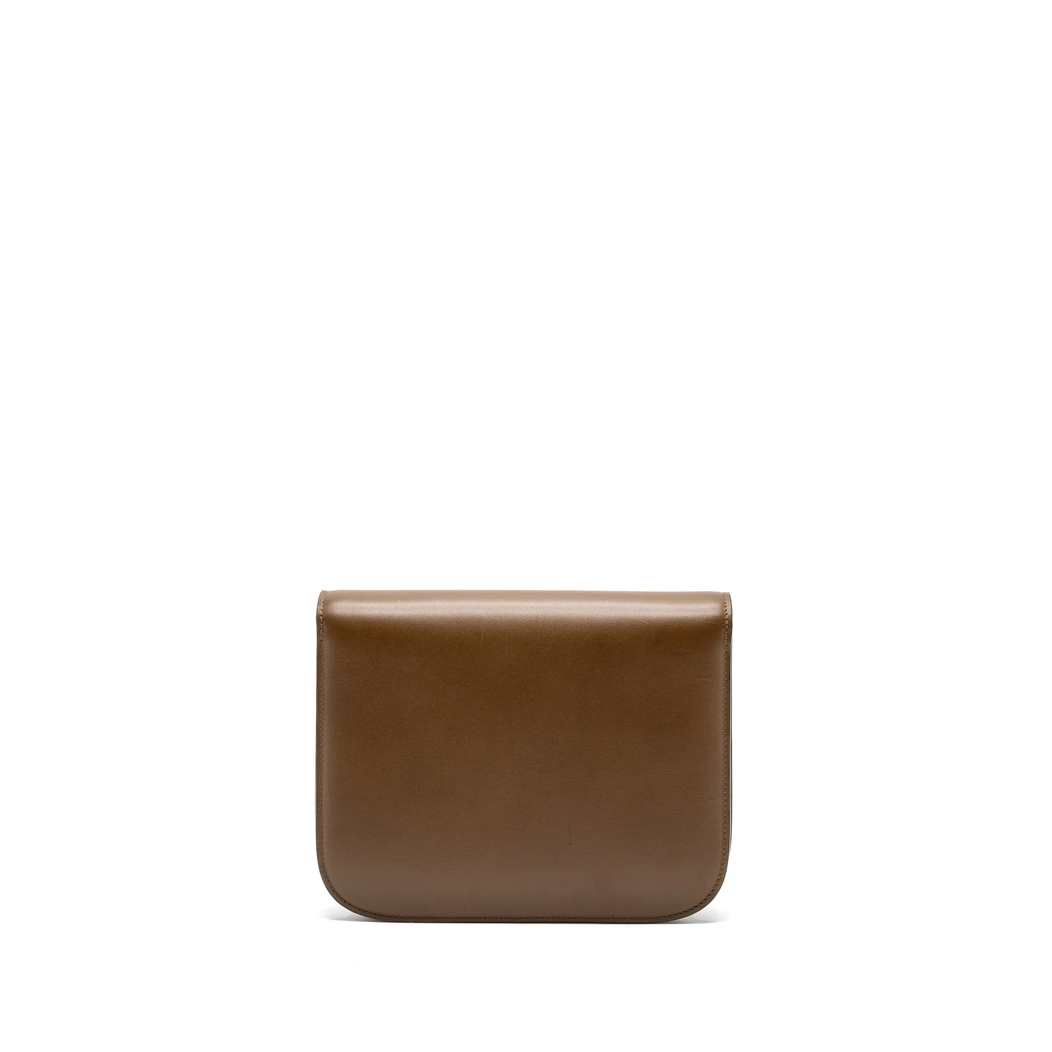 Celine medium classic box bag calfskin camel GHW