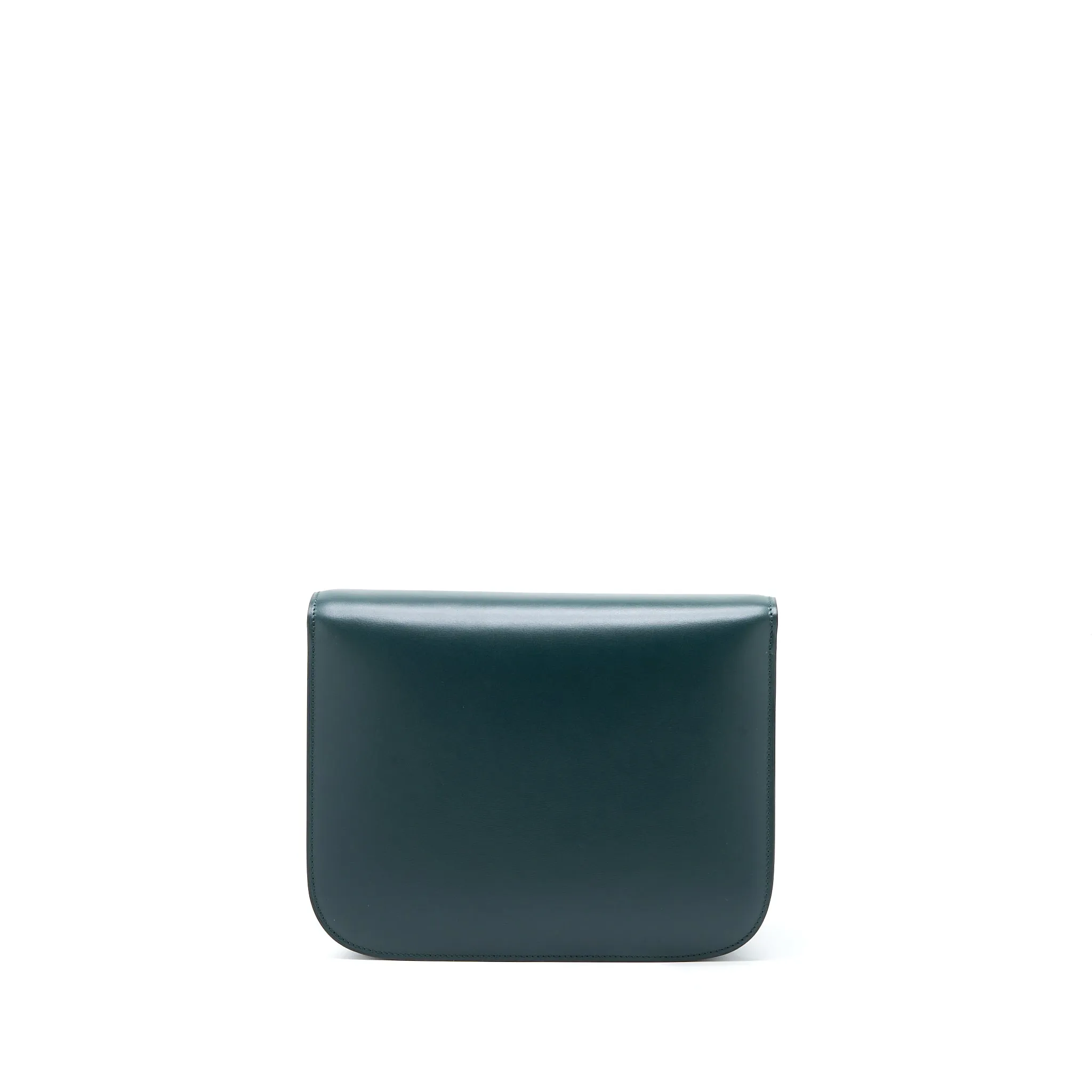Celine Medium Classic Box Bag Calfskin Green GHW
