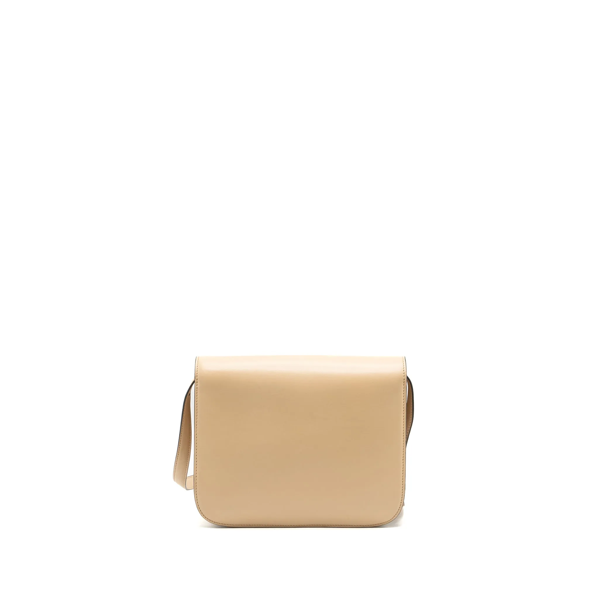 Celine Medium classic box bag calfskin light pink GHW