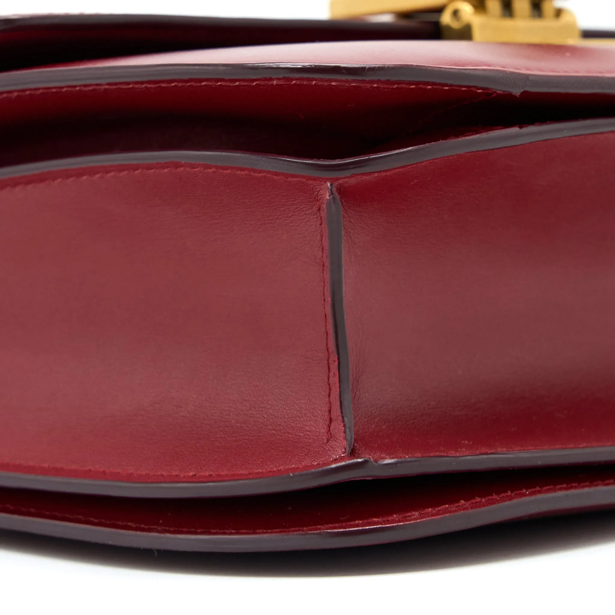 Celine Medium Classic Box Bag Calfskin Red GHW