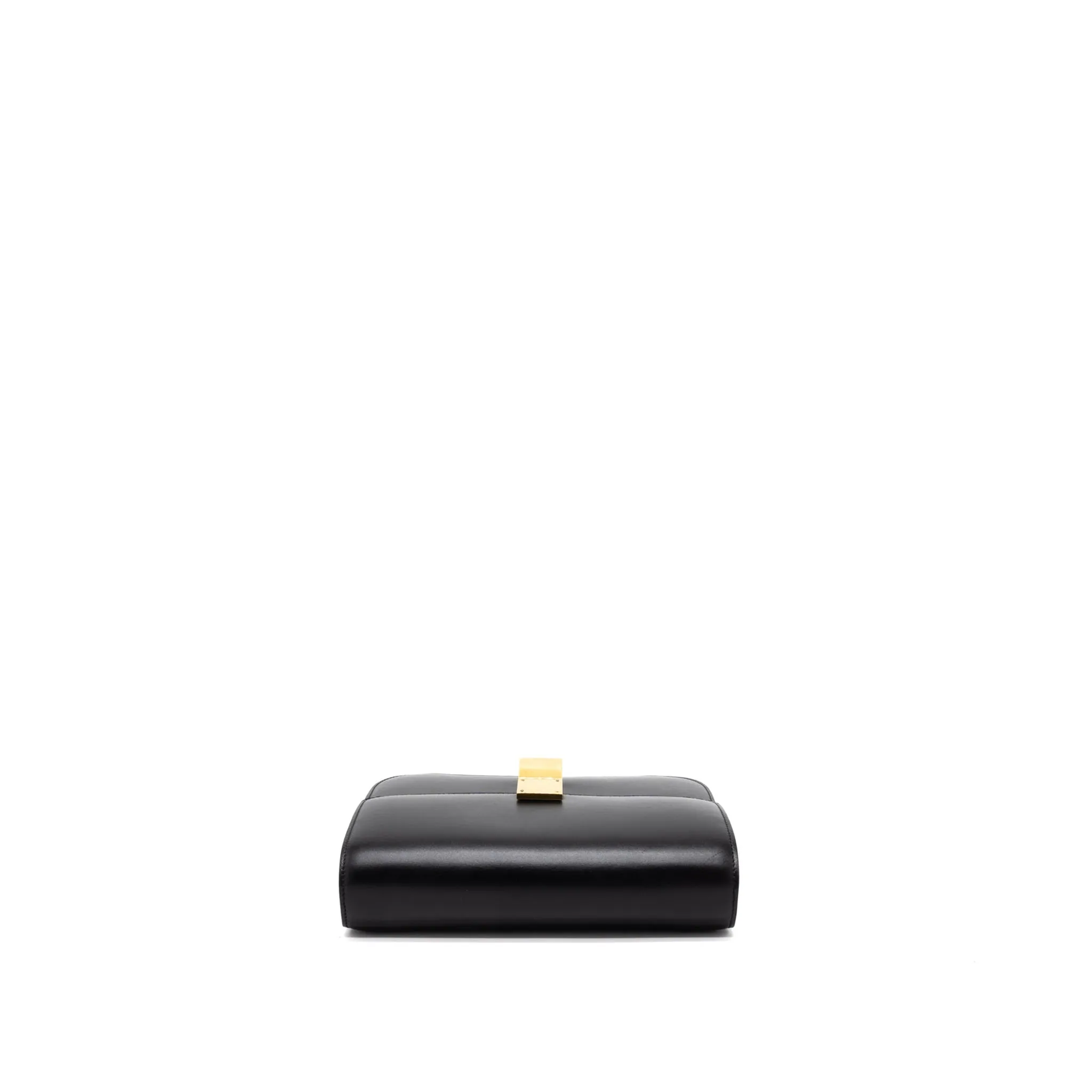 Celine Medium Classic Box Calfskin Black Brushed GHW