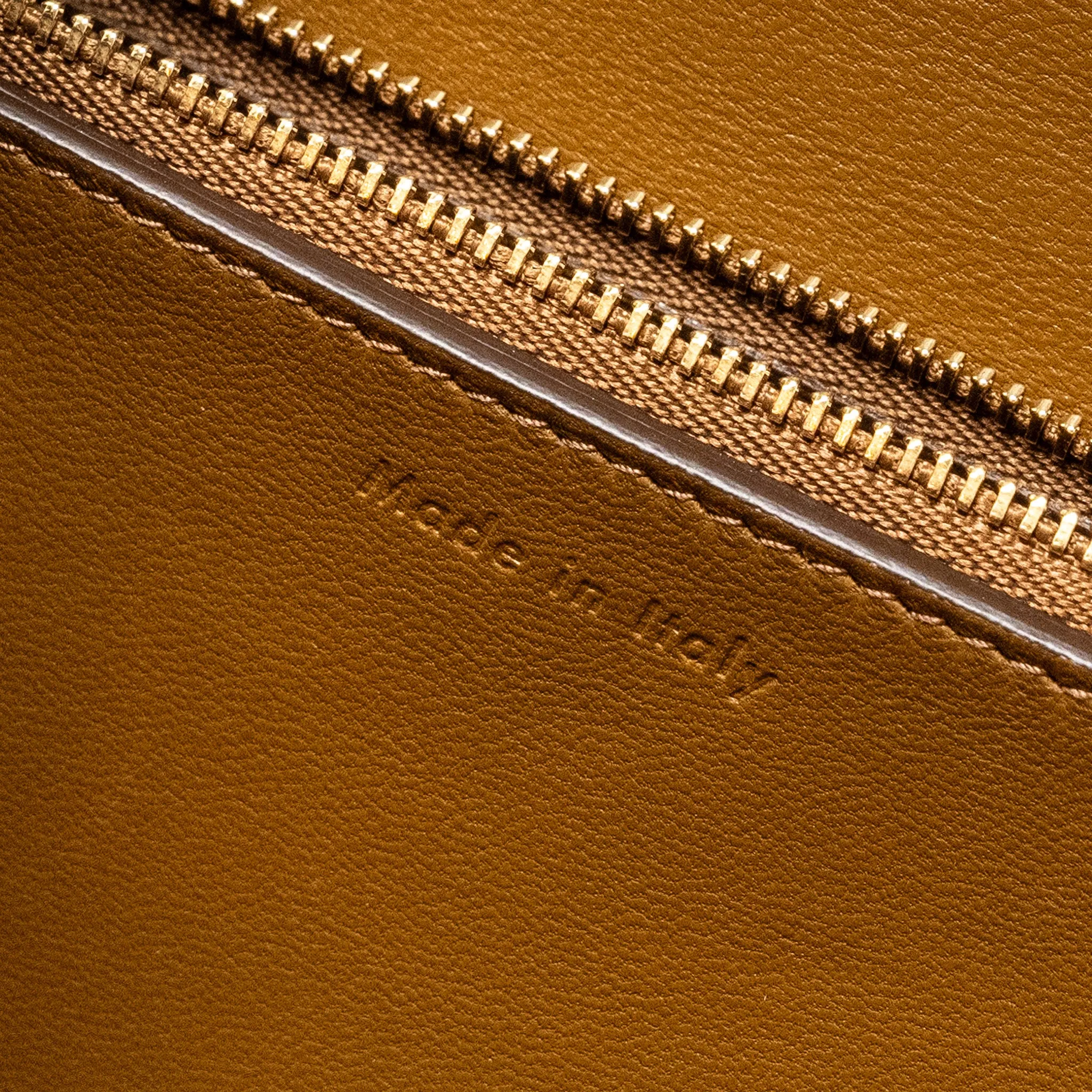Celine Medium Classic Box Calfskin Camel GHW