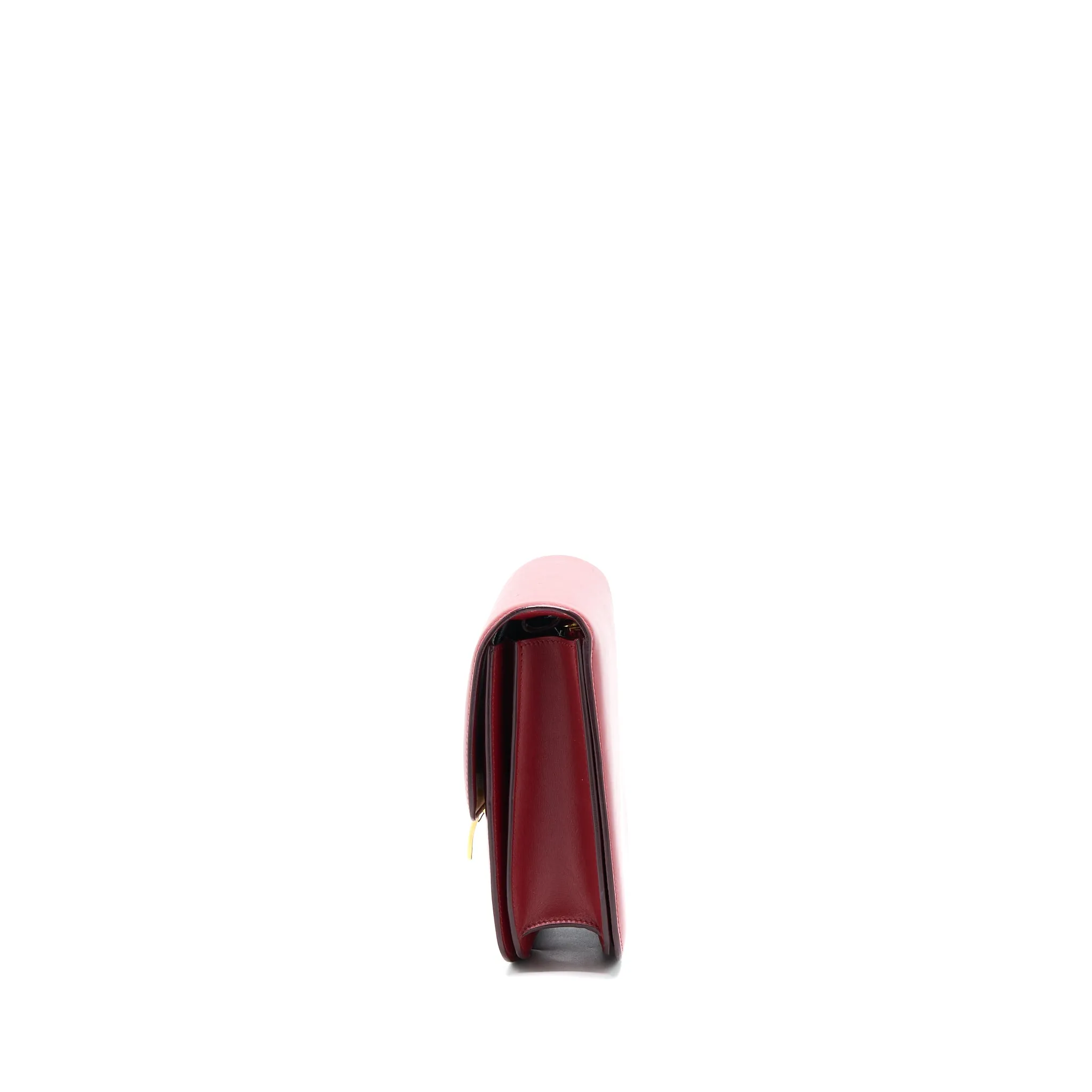 Celine Medium Classic Box Calfskin Red GHW