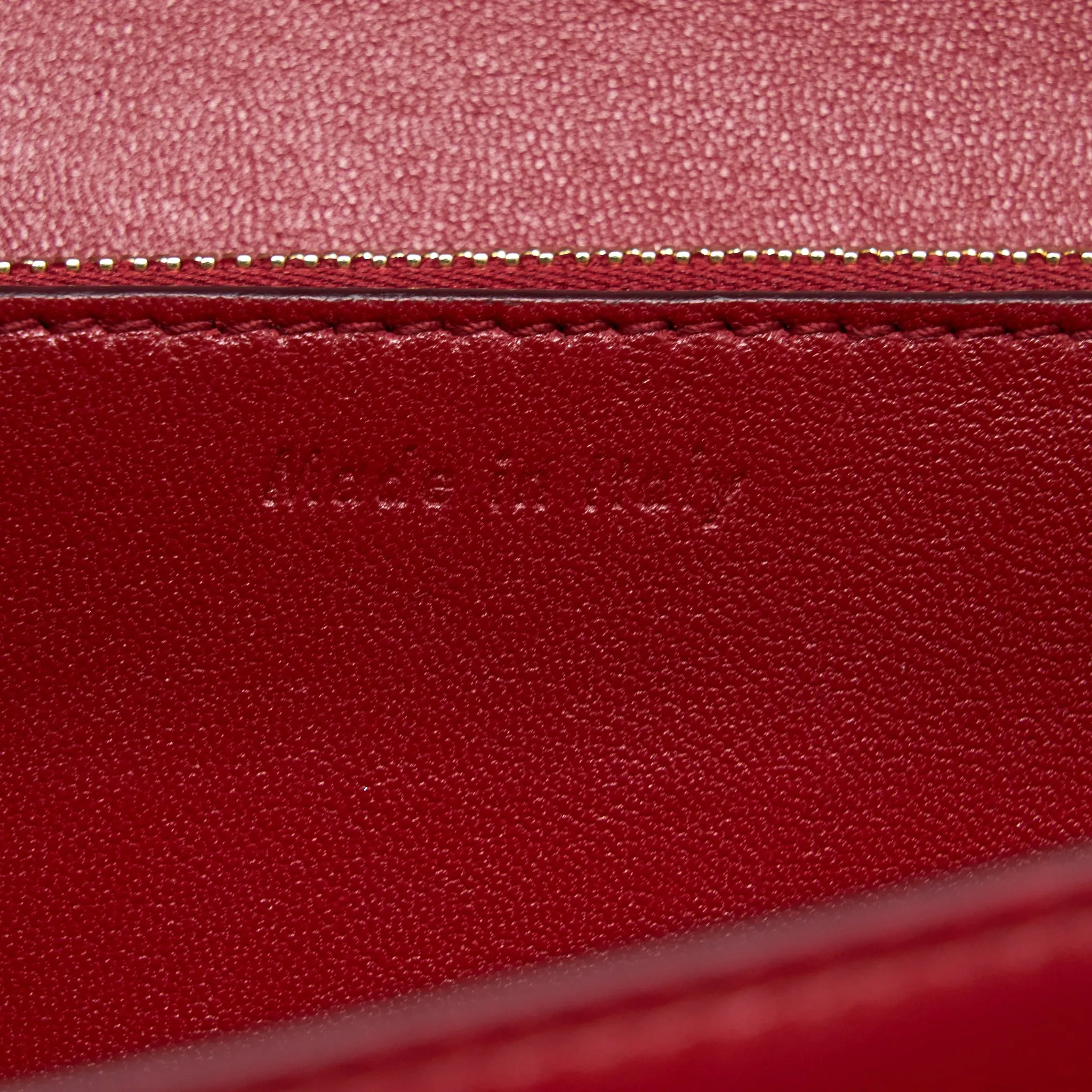 Celine Medium Classic Box Calfskin Red GHW
