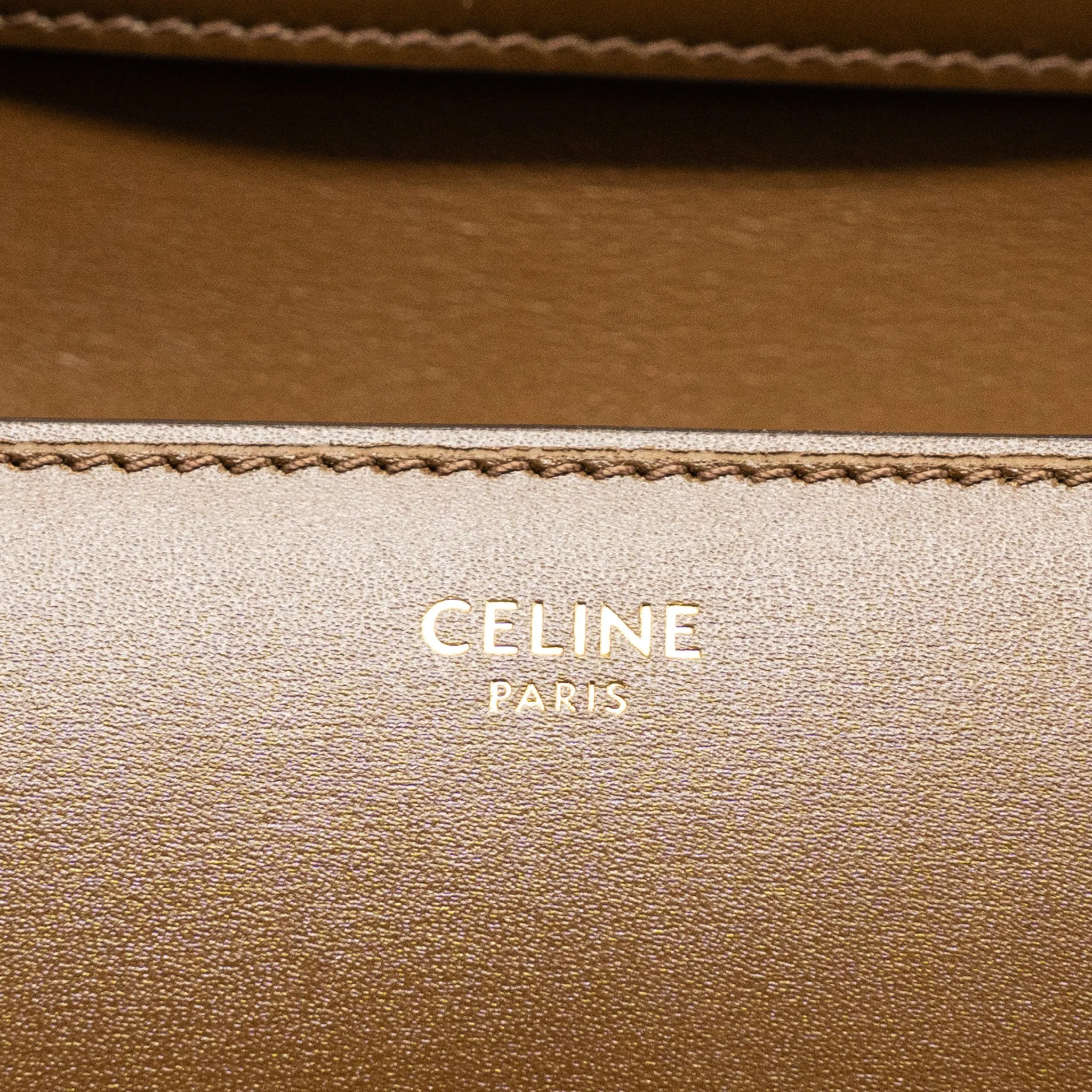 Celine Mini Classic Bag Box Calfskin Camel GHW