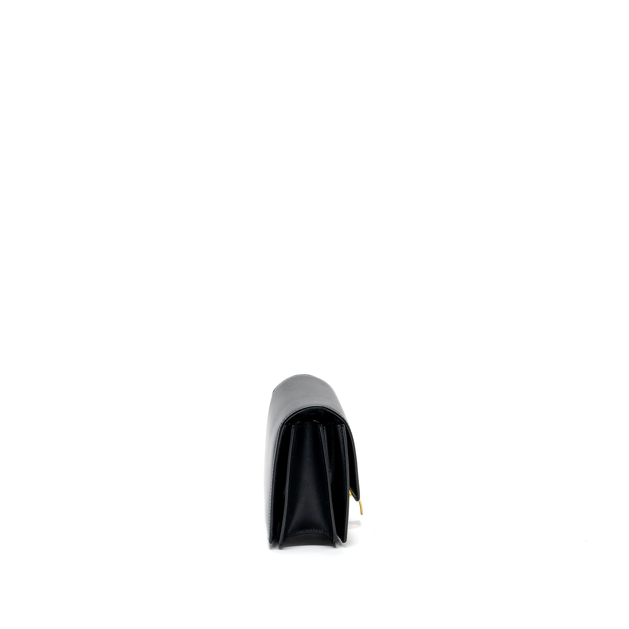 Celine mini classic box bag calfskin Black GHW