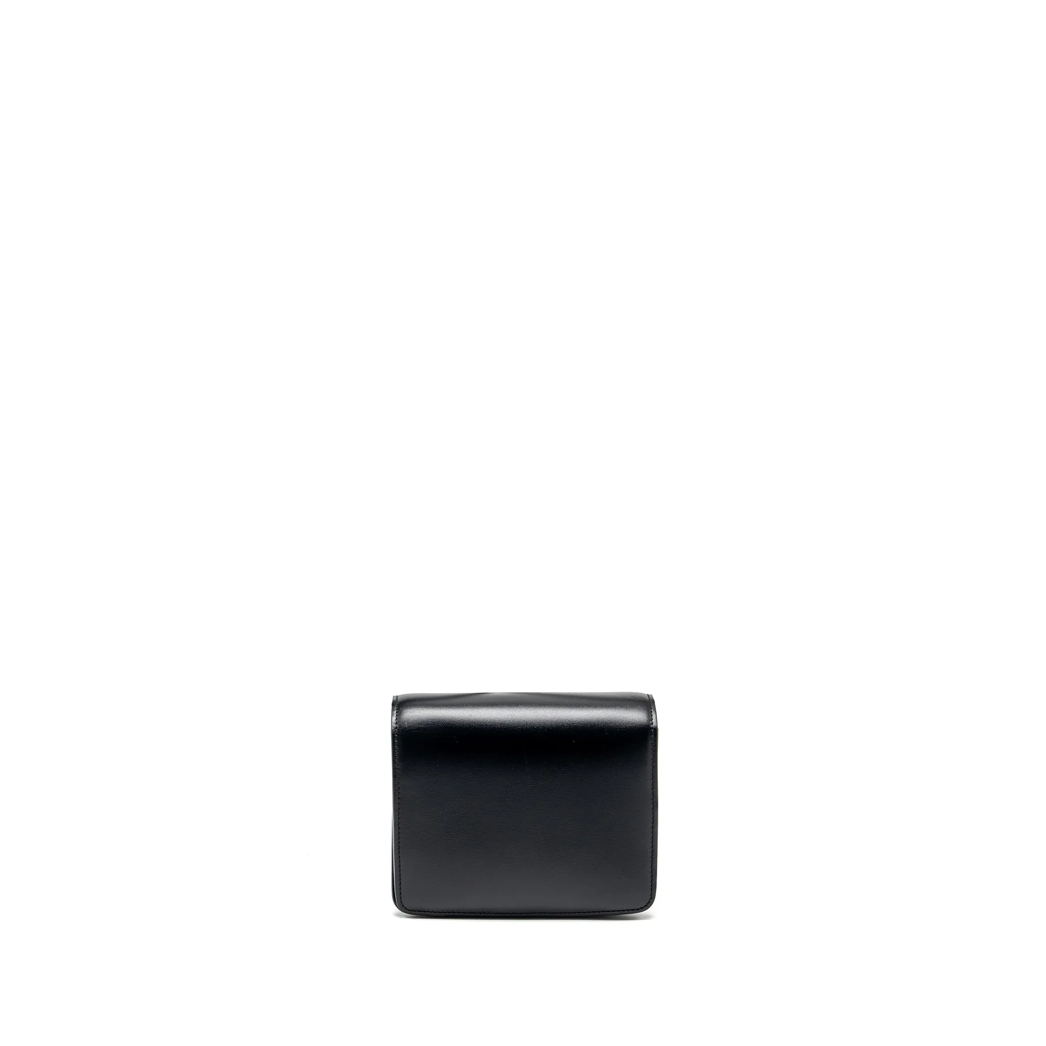Celine Mini Classic Box Bag Calfskin Black GHW