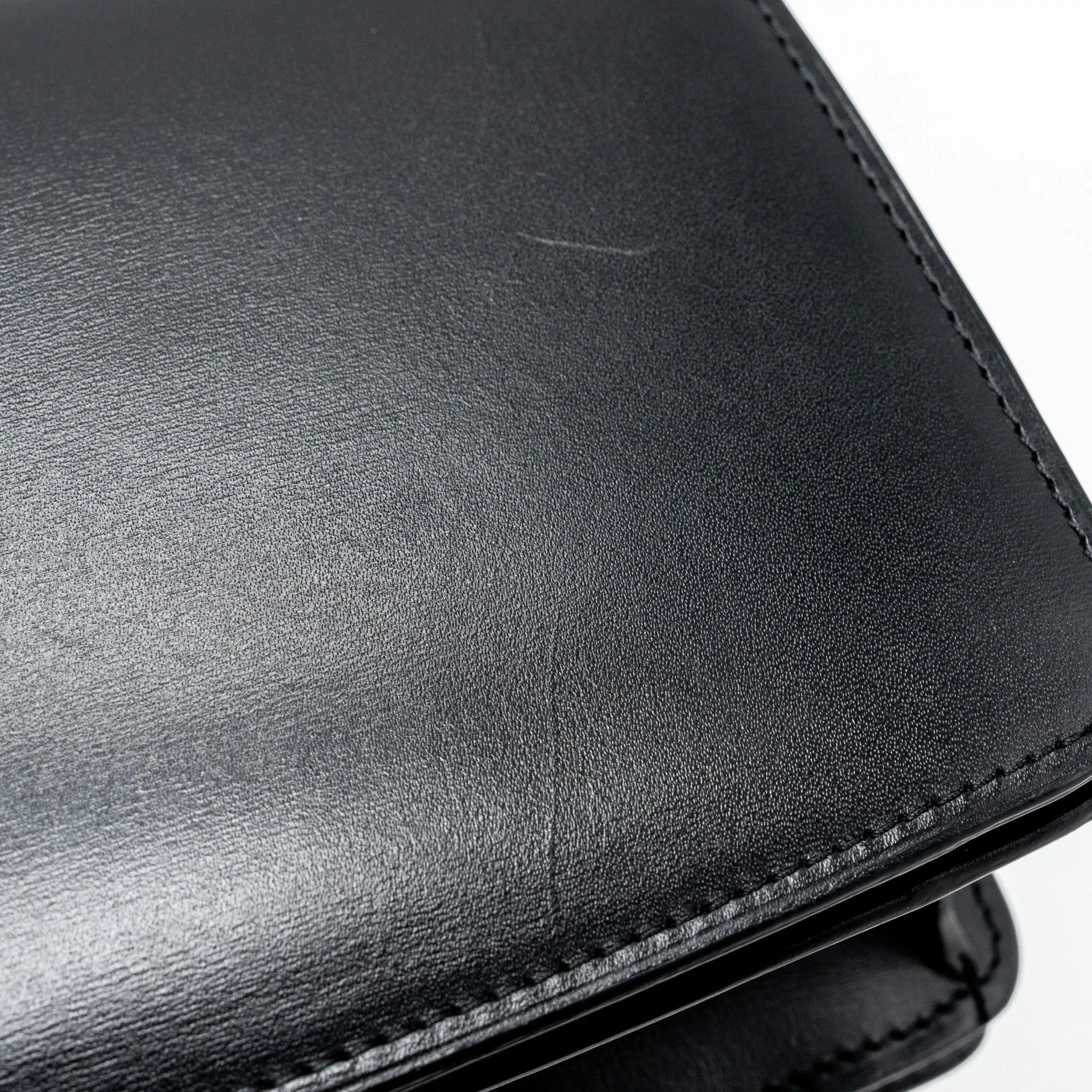 Celine mini classic box bag calfskin Black GHW