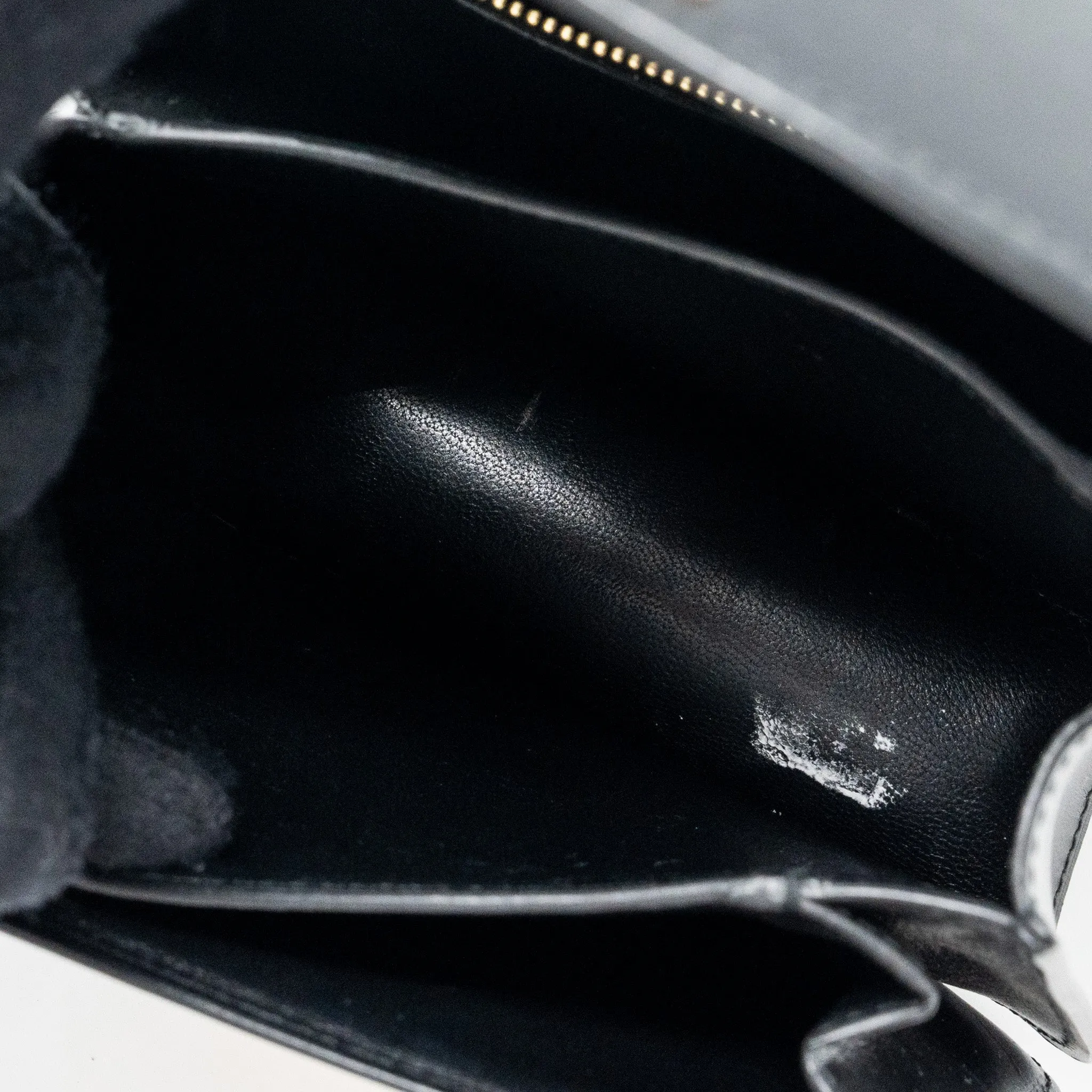 Celine mini classic box bag calfskin Black GHW