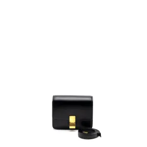 Celine mini classic box bag calfskin black GHW