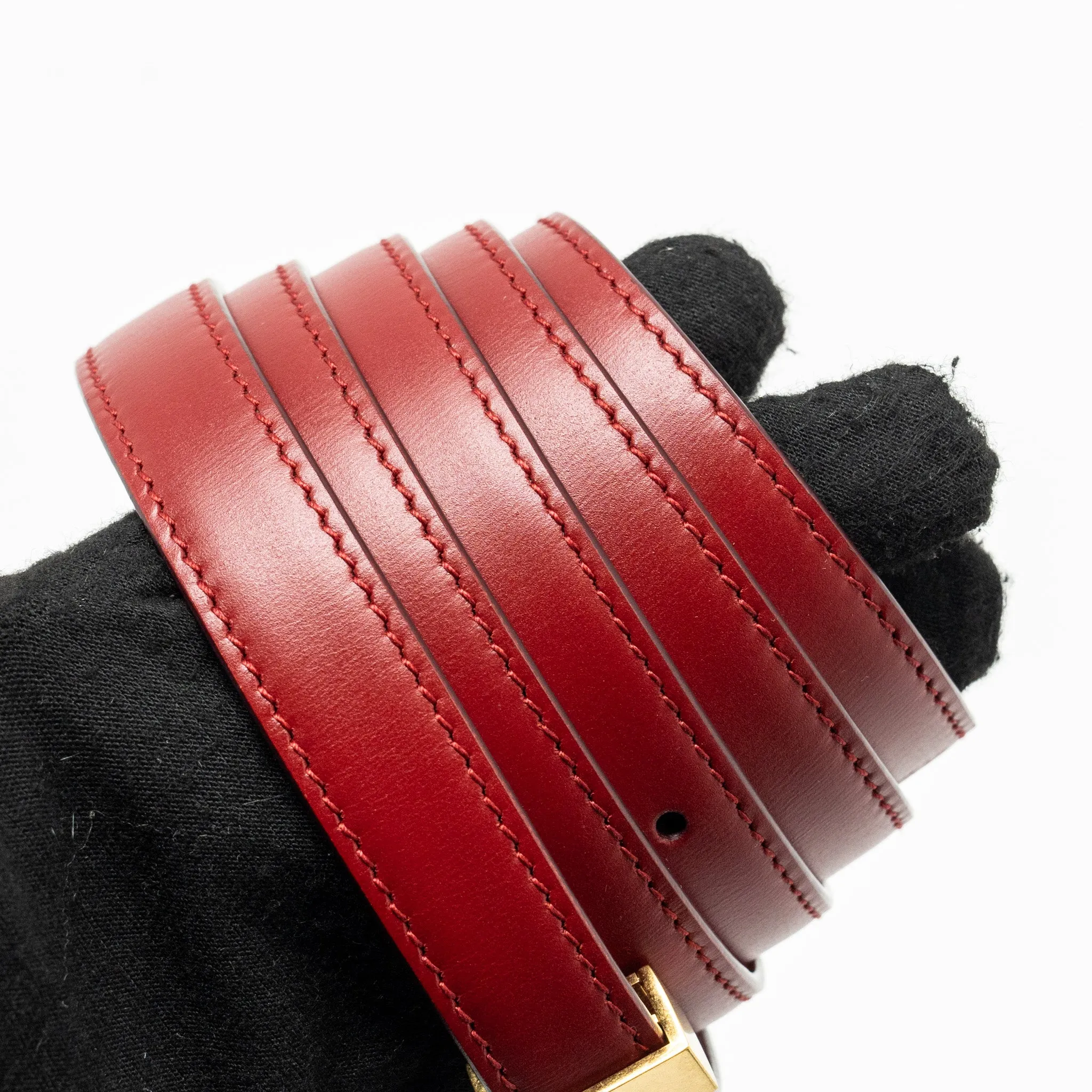 Celine Mini classic box bag calfskin red GHW