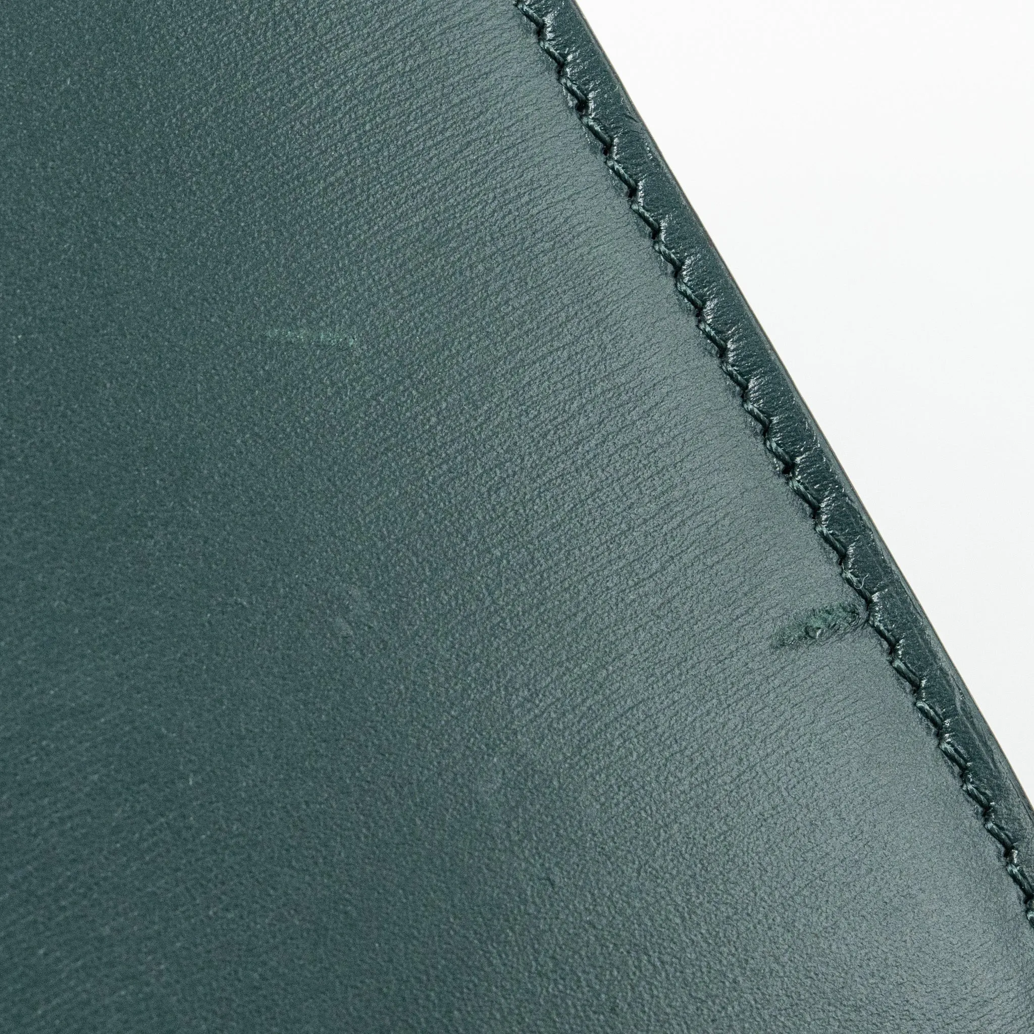 Celine Teen classic box bag calfskin dark green GHW