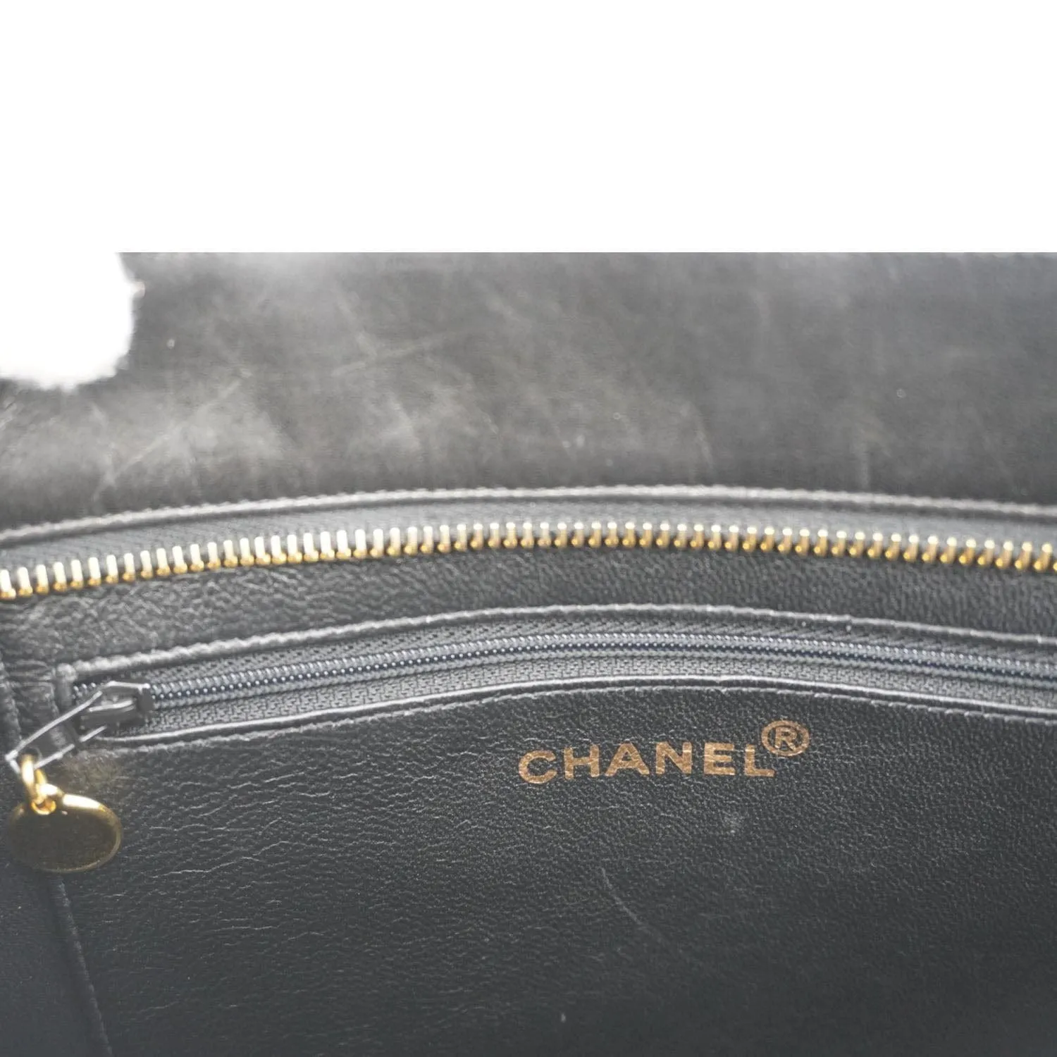 CHANEL Medallion Quilted Leather Tote Bag Black