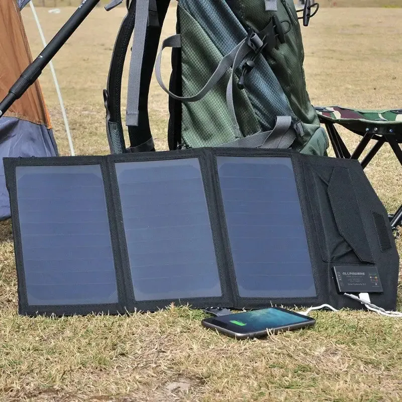 CHARGEUR SOLAIRE - ÉTANCHE ET PLIABLE