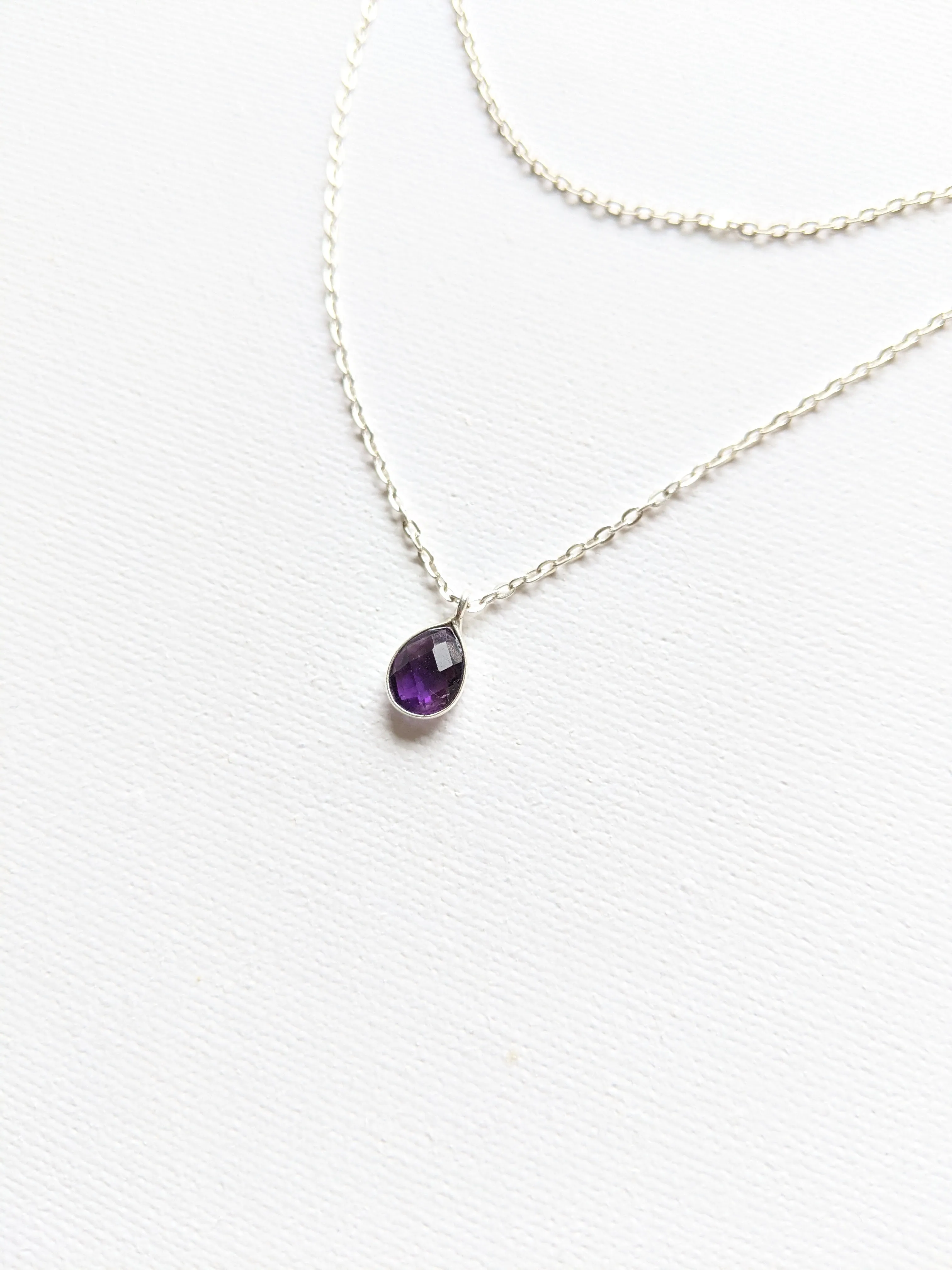 Charlotte Amethyst Layer Necklace