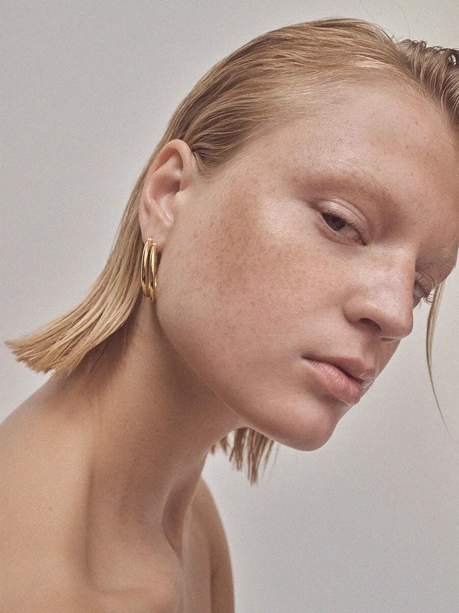 Classic Gold Hoops - No.12101