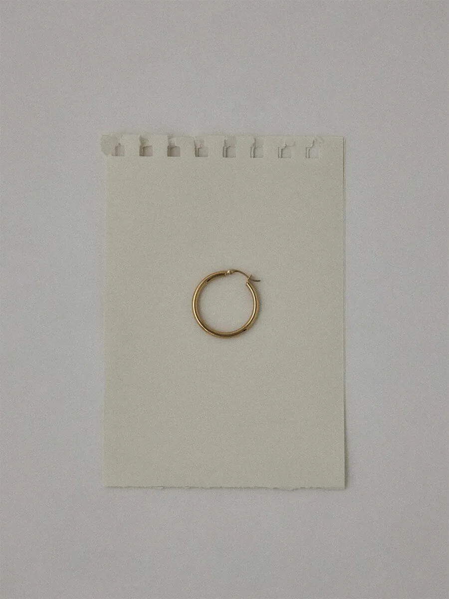 Classic Gold Hoops - No.12101