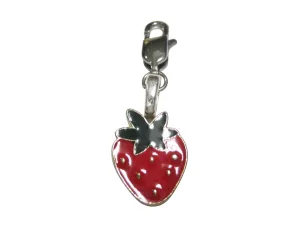 Colorful Strawberry Fruit Pendant Zipper Pull Charm