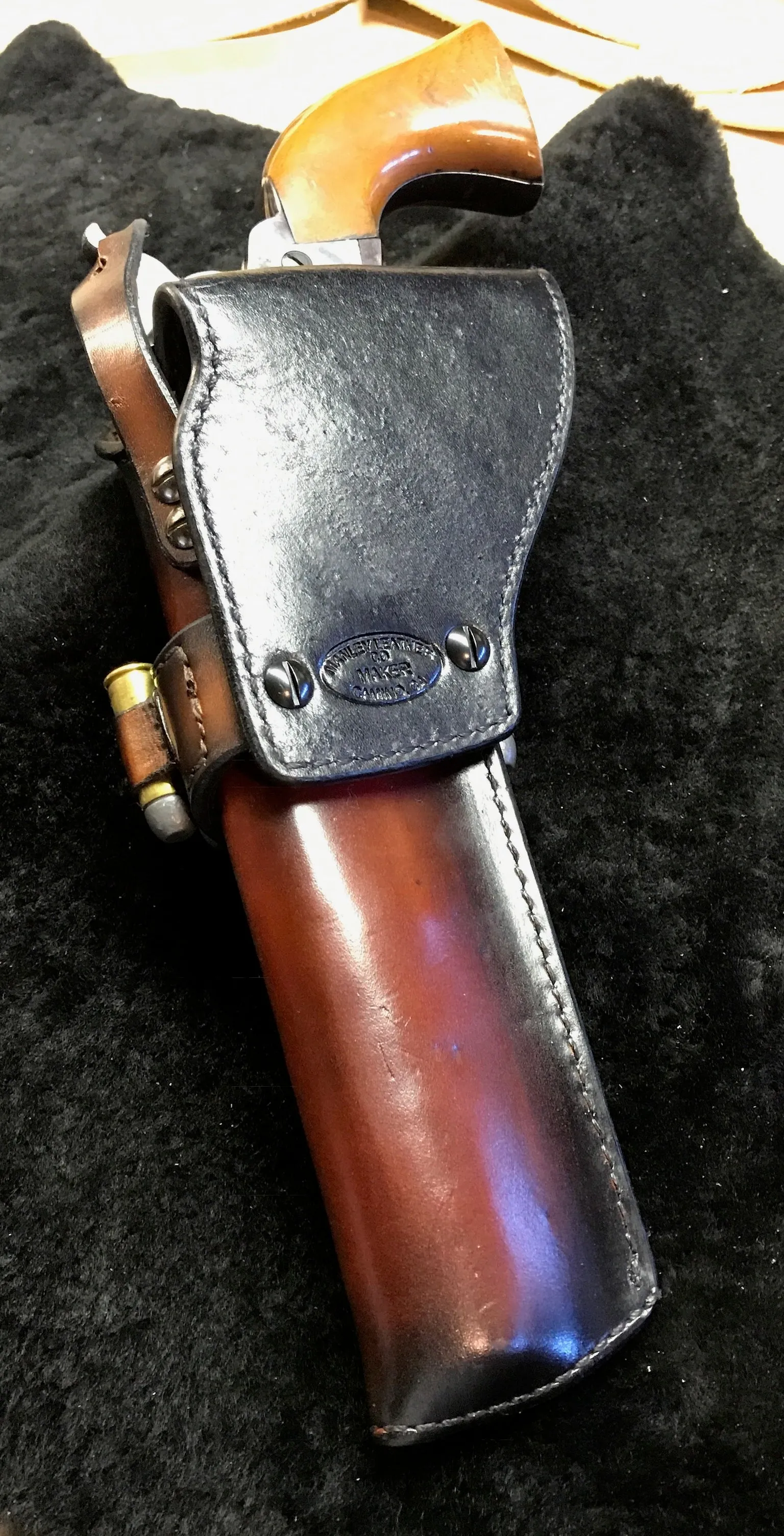 Colt Single Action 45 LC 7 1/2" Holster w/ Bullet Loops