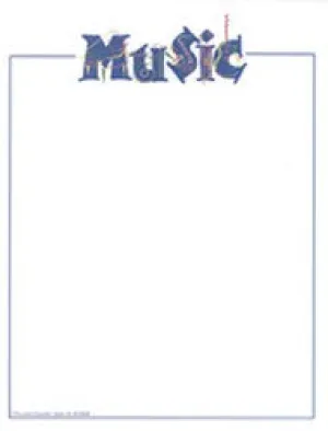 Computer Paper - Music - Music computer paper