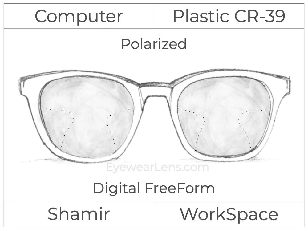 Computer Progressive - Shamir - WorkSpace - Digital - Plastic - Polarized