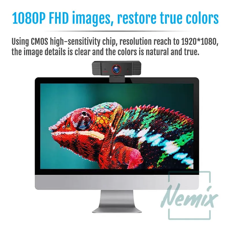 Computer Web Camera with Microphone
