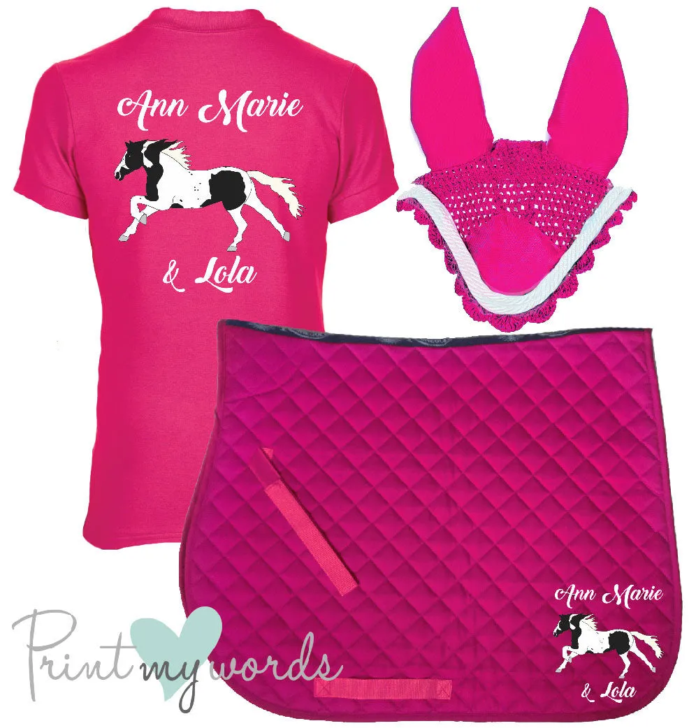 'Cora' Children's Personalised Matching Equestrian Set - Elegant Design