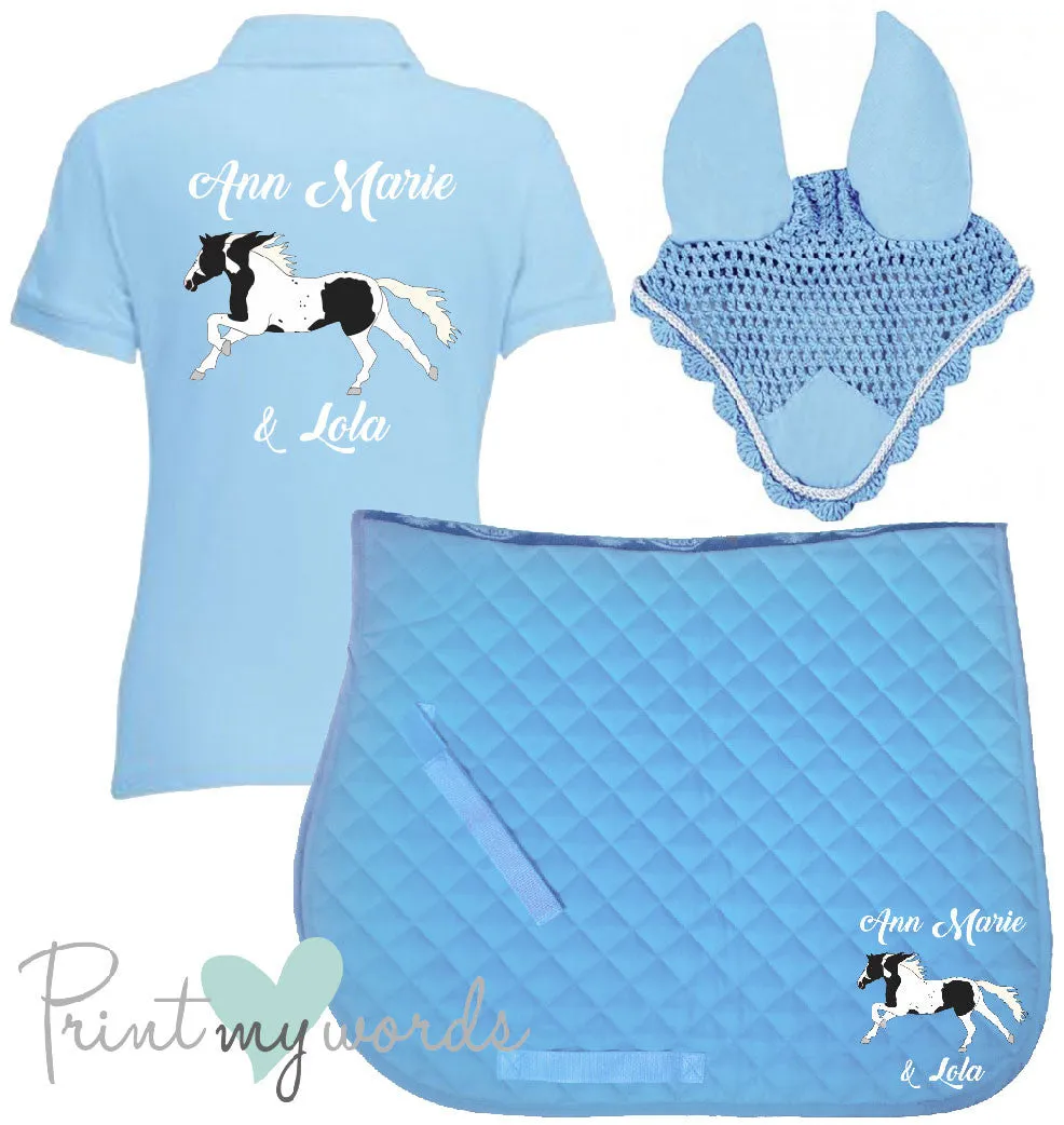 'Cora' Children's Personalised Matching Equestrian Set - Elegant Design