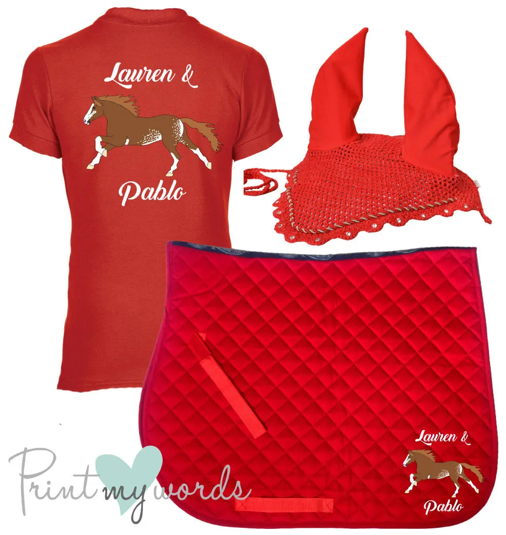 'Cora' Children's Personalised Matching Equestrian Set - Elegant Design