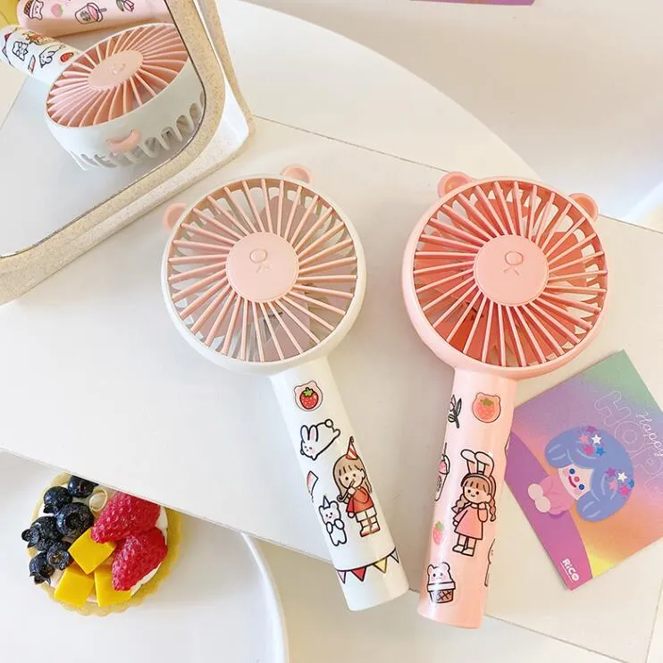 Cute style summer portable bear fan yc23289