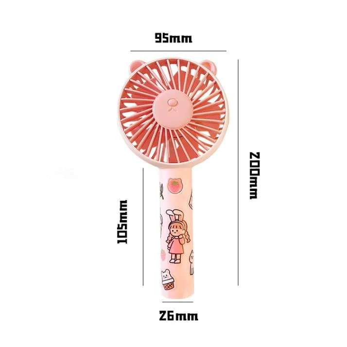 Cute style summer portable bear fan yc23289