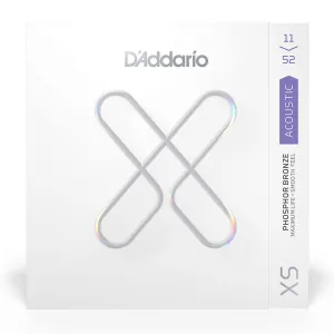 D'Addario XS Phosphor Bronze Acoustic Guitar Strings - 11-52