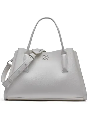 DKNY Women White Solid Handbags