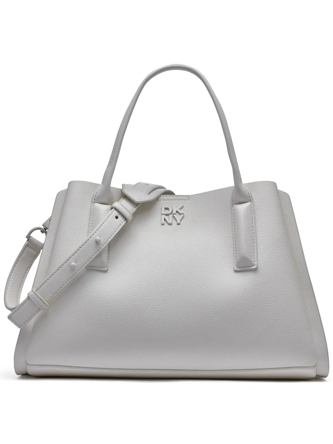 DKNY Women White Solid Handbags