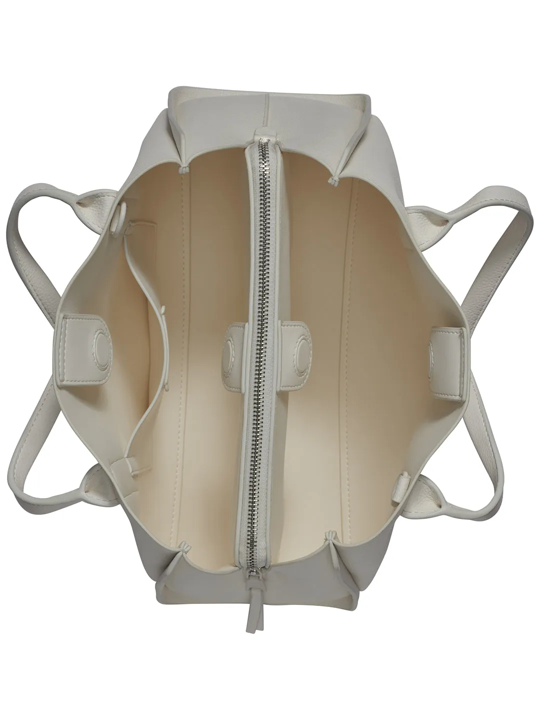 DKNY Women White Solid Handbags