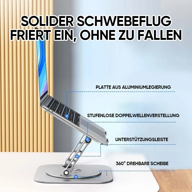 💻Drehbare Laptophalterung aus Aluminiumlegierung