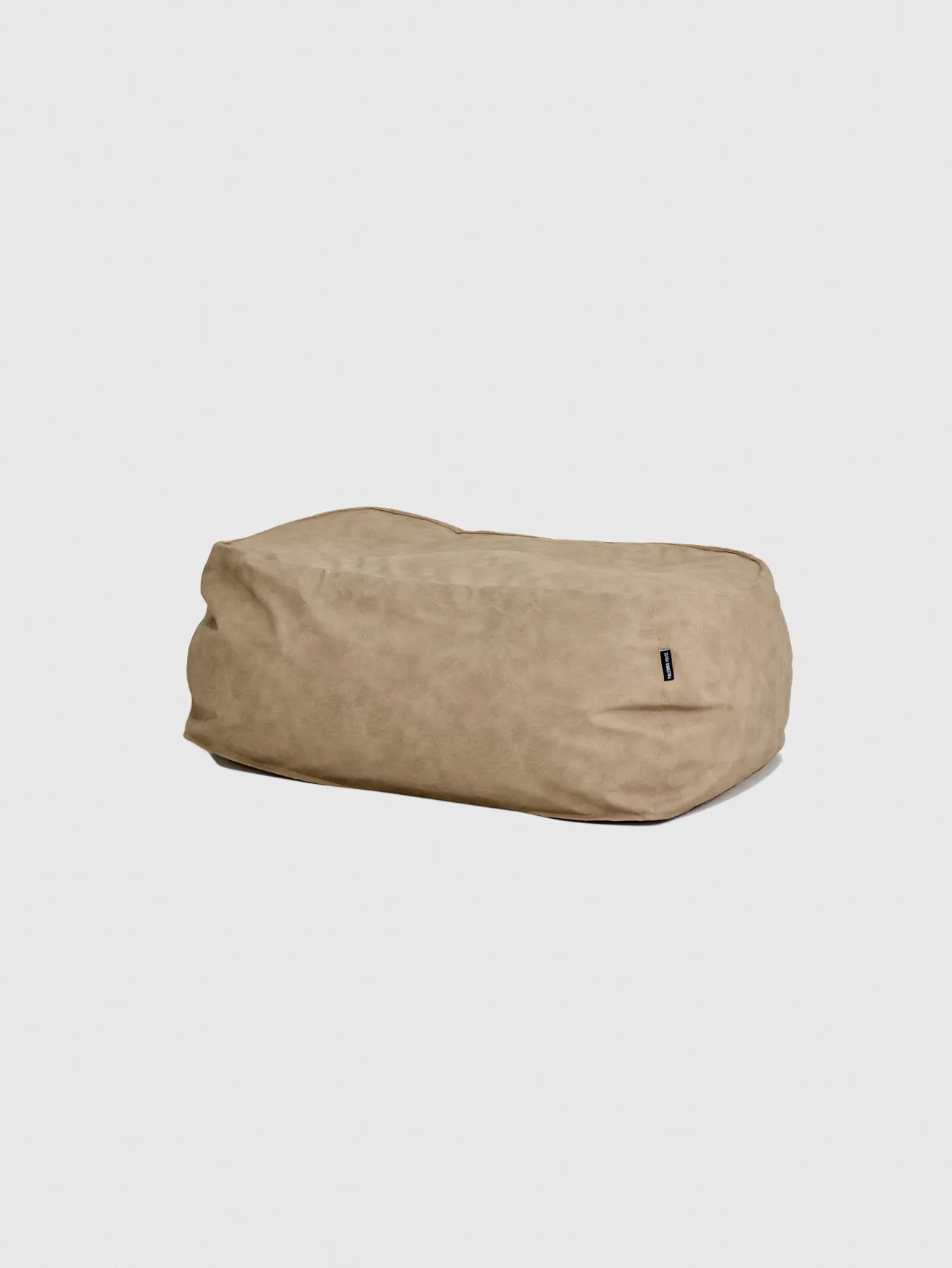 Dune Ottoman Vegan Leather - Tan