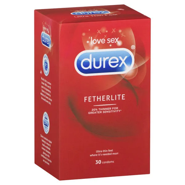 Durex - Fetherlite Ultra-thin Condom - 30 Pack
