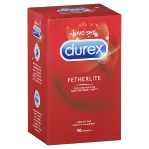 Durex - Fetherlite Ultra-thin Condom - 30 Pack