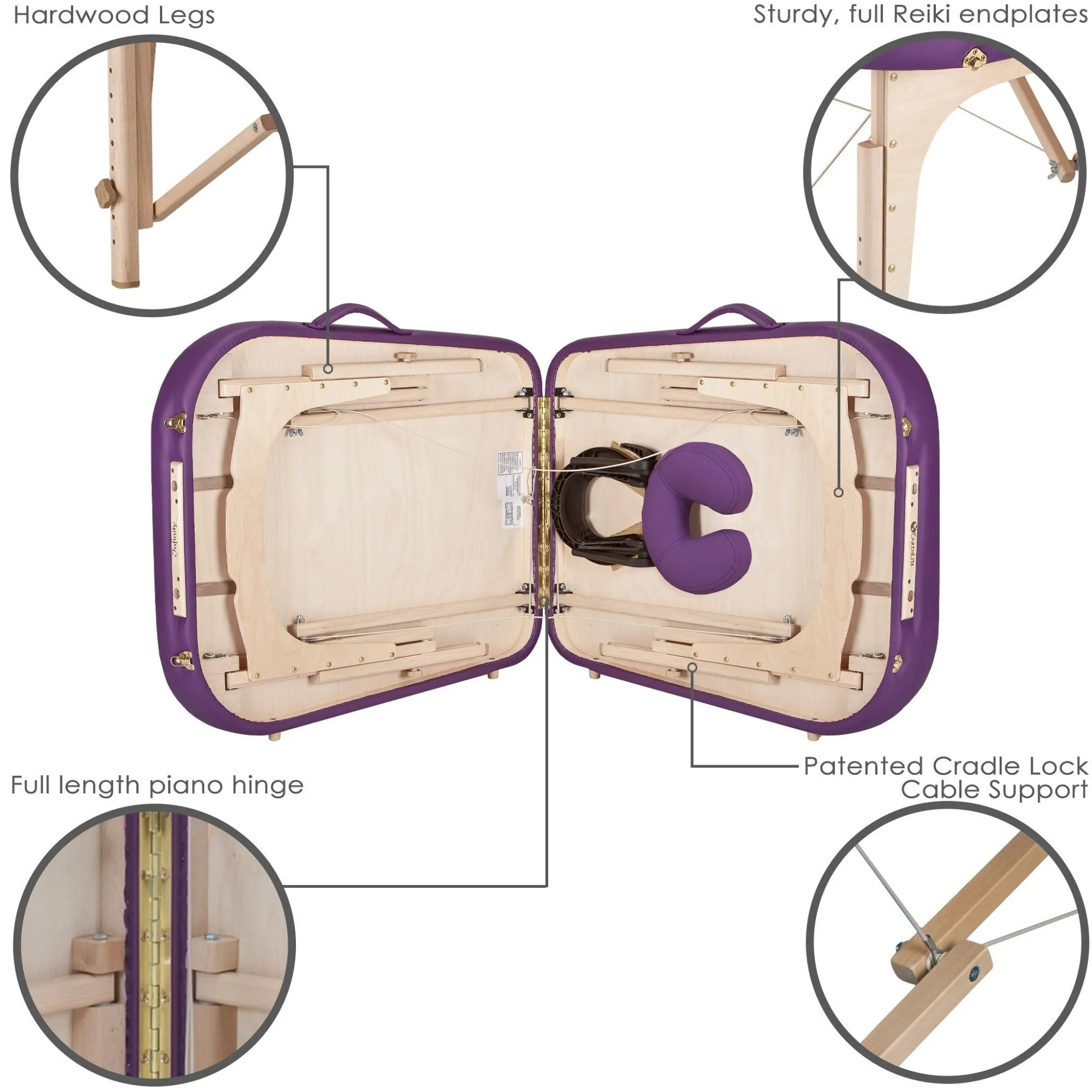 EarthLite Infinity 28"- 32" Massage Table Package