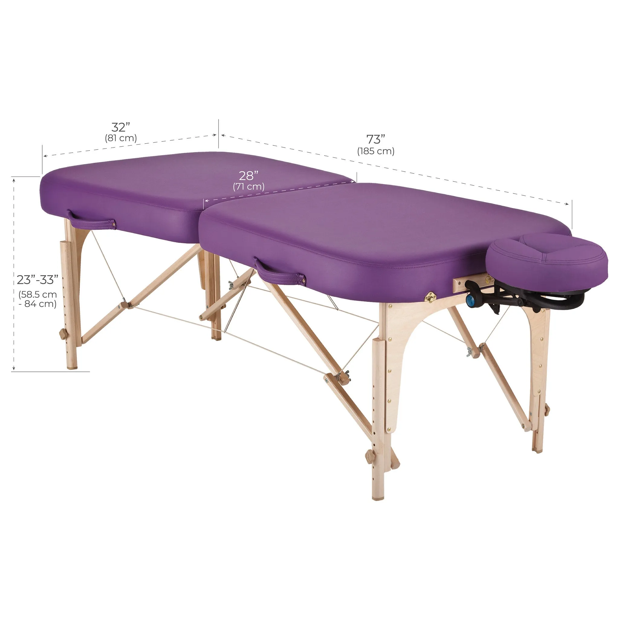 EarthLite Infinity 28"- 32" Massage Table Package