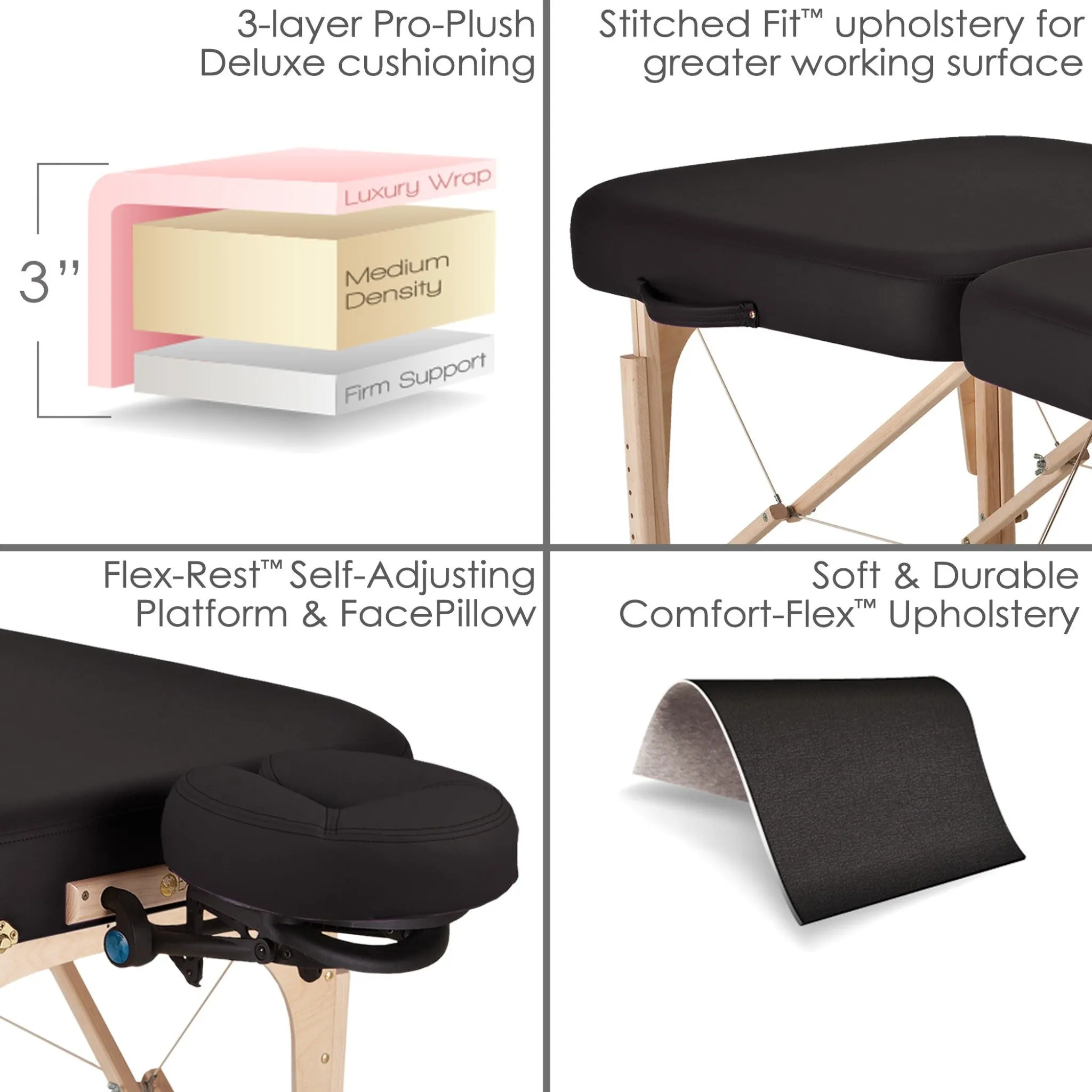 EarthLite Infinity 28"- 32" Massage Table Package